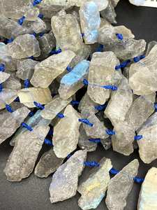 ลูกปัดหินลาบราดอไรต์สีรุ้งธรรมชาติ รูปทรงหยดน้ำ แสงรุ้งสดใส คุณภาพสูง - Product Image 4