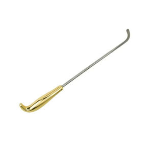 Angulated Breast Dissector 33cm 42cm Length Steel Gold Handle Manual CE Certified for Breast Surgery by <b>Blush</b> Surgical - Product Image 2