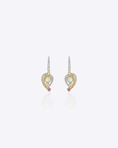 Auric Dewdrop <b>Earrings</b> Elegant <b>Gold</b> Tone Teardrop Statement <b>Dangle</b> <b>Earrings</b> for Women Party Wedding Evening Fashion Jewelry Gift - Product Image 1