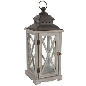 Handcrafted Wooden Candle Lantern for Decorative Home Styling <b>Fireplace</b> <b>Mantel</b> Wedding Venue and Seasonal Arrangements - Product Image 4