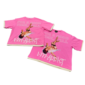 เสื้อยืดทรงบ็อกซี่โอเวอร์ไซส์แบบครอปสำหรับผู้ชาย พิมพ์ลาย DTG ผ้าคอตตอนย้อมสีเอซิด ลายกราฟิก - Product Image 4