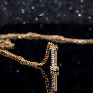 Exquisite Lab Grown Diamond Round Solitaire Pendant <b>Necklace</b> in 14K Gold Rose Gold White Gold or Sterling Silver IGI Certified - Product Image 3