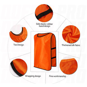 High Quality Waterproof Windproof Breathable <b>Soccer</b> Training Vest Bibs Durable Canvas Sports Football Training Gear Lightweight - Product Image 5