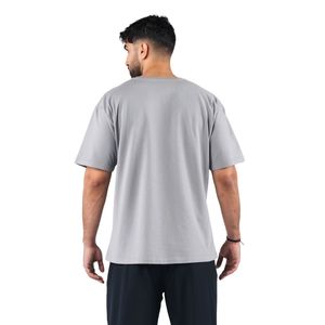 เสื้อยืดผู้ชายสีเทาอ่อน คอตตอนพรีเมียม คอกลม สไตล์ลำลอง แนวสตรีทแวร์ สำหรับใส่ทุกวัน - Product Image 6