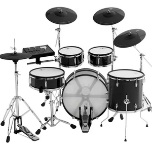 พร้อมจัดส่ง HXM XD 1080 KM กลองไฟฟ้า รับประกันคุณภาพสูง กลองไฟฟ้าแบบตาข่าย 9 ชิ้น - Product Image 1