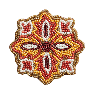 Falah International <b>Coaster</b> Classic Eco Friendly <b>Beaded</b> <b>Coasters</b> Unique Shape Superior Quality Embroidered Wedding <b>Coasters</b> 2026 - Product Image 1