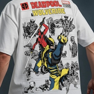 Camisetas de Hombre de Alta Calidad, Algodón y Poliéster, Impresión Serigráfica, Cuello Redondo, Corte Holgado, Estilo Casual, Secado Rápido, Personalizables, Ropa de Verano - Product Image 4