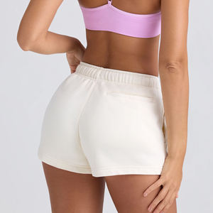 Shorts de bain en polaire respirant et à séchage rapide pour femmes, de haute qualité, écologiques, avec poches, taille élastique, style décontracté - Product Image 1