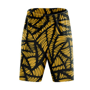 Short de bain pour homme à séchage rapide, tricoté, avec cordon de serrage, taille mi-haute, imprimé personnalisé, pour la plage, pas cher - Product Image 1