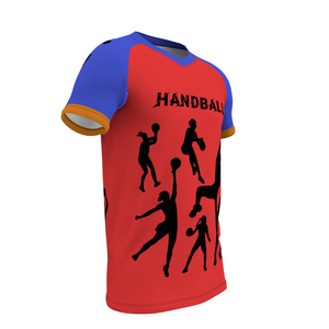 Camiseta de Balonmano Personalizable, Camisetas de Balonmano Estampadas de Talla Grande con Colores Personalizados para Equipos, Camiseta de Balonmano Lisa de Secado Rápido - Product Image 3