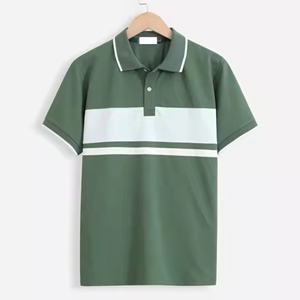 Camisas Polo para hombre, camisas de moda de manga corta ajustadas de alta calidad, logotipo propio personalizado, patrón sólido, tela de lona, venta al por mayor - Product Image 3