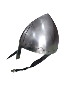 Casco Nasal Normando Hecho a Mano de Acero Suave, Armadura Vikinga, Casco de Guerrero Medieval para Recreación Histórica, Disfraces de Festival y Decoración del Hogar - Product Image 2