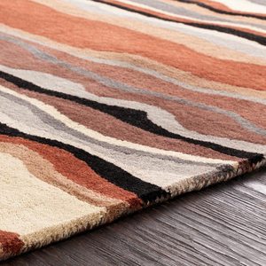 Tapis moderne abstrait tufté à la main, tapis en laine coloré à motifs géométriques pour le salon, la chambre et le bureau, décoration, cadeau de Noël - Product Image 2