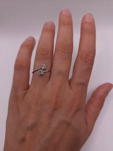 1 CT Lab Grown Diamond Engagement <b>Ring</b> in 18K Gold | Toi Et Moi Style | IGI Certified VS1 Trendy Luxury Bridal Jewelry - Product Image 3