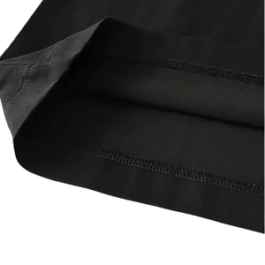 Ensemble de survêtement unisexe noir de qualité supérieure en coton 100% respirant et léger, t-shirt à manches longues et pantalon de jogging décontracté - Product Image 5