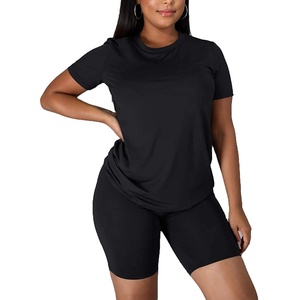 Pantalon large ample imprimé tempérament pour femmes en gros décontracté personnalisé deux pièces Fitness ensembles de pantalons en tricot 2026 - Product Image 3