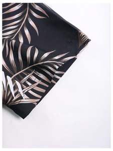 Conjunto de verano para hombre con estampado de atardecer, camisa de manga corta y pantalones cortos de playa a juego, conjunto informal de vacaciones, colorido, ligero, conjunto doble para hombre. - Product Image 5