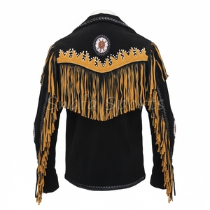Chaqueta de Cuero Genuino para Mujer, Estilo Occidental, Diseño Moderno con Decoración de Rayas, para Motocicleta, 2026 - Product Image 3