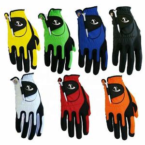 Vente en gros en vrac Gants d'impact en cuir Cabretta de qualité supérieure fabriqués sur mesure Gants de golf unisexes super doux en peau de mouton pure coupe-vent - Product Image 6