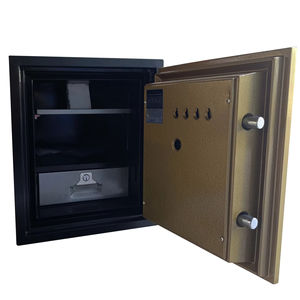 Coffre-fort ignifuge Hoshang HS-52C, couleur or élégante, serrure électronique moderne. - Product Image 2