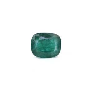 Loose 7.35 Ct Zambian Emerald Cut Synthetic Gemstone for Fine Jewelry - Product Image 1