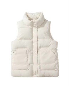 Wholesale Altr Brothers High Quality Breathable Winter Nylon Slim Fit Turtleneck <b>Lightweight</b> <b>Running</b> Duck Puffer Vest <b>Jacket</b> - Product Image 4