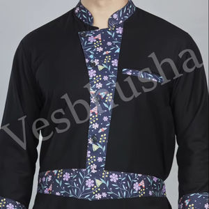 Unisex Polyester/Cotton <b>Hotel</b> <b>Uniform</b> Long Sleeve Regular Fit Tunic Pant Set for Housekeeping Restaurant Reception Customizable - Product Image 2