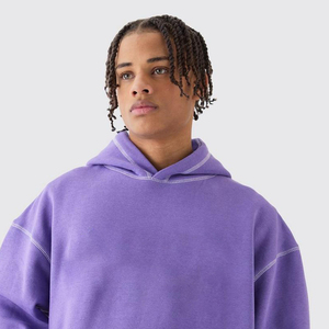 Ensemble de survêtement unisexe en polaire 100 % coton, 2 pièces, grande taille, avec sweat à capuche respirant et pantalon de jogging à séchage rapide pour l'hiver - Product Image 5