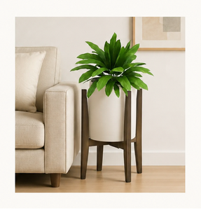 Factory Price Wood Plant <b>Stand</b> Indoor Flower <b>Pot</b> Holder fits Sustainable Wooden Planter <b>Stand</b> for Living Room & Balcony Decor - Product Image 4