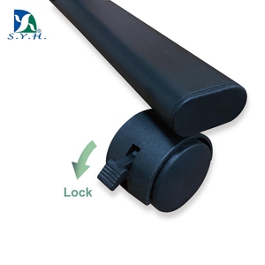 Pizarra Móvil Negra con Superficie Magnética de Doble Cara para Educación y Oficina - Product Image 3