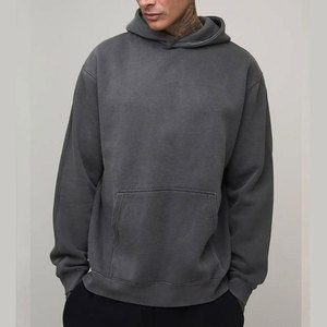 Sweat à capuche pour homme en molleton 100 % coton épais de haute qualité, avec logo imprimé numériquement sur le devant, écologique, respirant, idéal pour l'hiver - Product Image 4