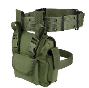 Tactical Cotton/Nylon/Polyester Comfortable Drop Leg <b>Bag</b> <b>Molle</b> Pouch Coyote Brown Utility Thigh Pack Adjustable Straps Multiple - Product Image 5