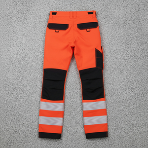 กางเกงนิรภัยสะท้อนแสงกันน้ำสำหรับผู้ชาย งานก่อสร้าง งานถนน ทนทาน ใส่ทำงานได้ - Product Image 2