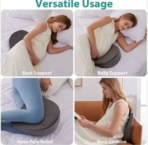 Memory Foam Wedge <b>Pregnancy</b> <b>Pillow</b> for Sleeping Back Knees and Legs Maternity Wedge <b>Pillow</b> for Belly Support - Product Image 6