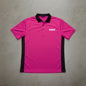 เสื้อโปโลผู้ชายคุณภาพสูง 100% สำหรับฤดูร้อน ไซส์ใหญ่ แขนสั้น ลายเรียบ สร้างแบรนด์ของคุณเอง เหมาะสำหรับใส่กลางแจ้ง - Product Image 3