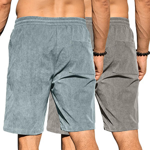Shorts de sport en coton épais pour hommes, style streetwear, confortables, décontractés, amples, pour l'exercice, personnalisables. - Product Image 4