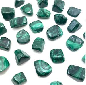 Piedras de malaquita natural pulidas y lisas, malaquita verde con bandas, cristal curativo para Reiki, meditación, energía, decoración, venta al por mayor - Product Image 2