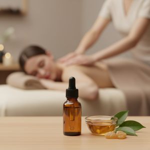 Aceite Esencial Puro de Hojas de STYRAX, Marca Aromaaz, Origen Sumatra, Precios al por Mayor para Amantes del Aceite Esencial en India - Product Image 3