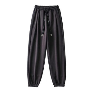 Pantalones Casuales Ligeros de Algodón/Poliéster Antiarrugas para Hombre y Mujer, con Cordón Ajustable, de Alta Calidad, Venta al Por Mayor - Product Image 4