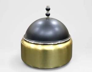 White Powder Modern Elegant Casserole Round Hotpot Ramadan Special Food <b>Warmer</b> Stainless Steel Hot Pot <b>Buffet</b> for Food Serving - Product Image 1