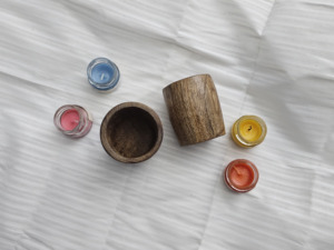 Portavelas y Recipientes de Madera Hechos a Mano al por Mayor |   Portavelas Rústico de Madera |   Fabricante OEM - Product Image 2