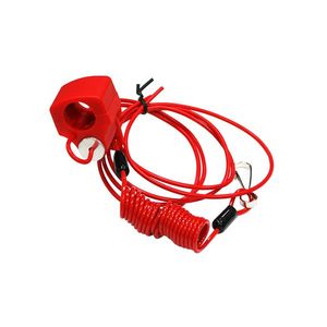 Deadman-Interruptor de botón Kill (rojo) para interruptores universales de motocicleta - Product Image 1