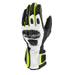 SAAR INDUSTRIES Motorcycle Racing <b>Gloves</b> Leather Carbon Knuckle Full Finger <b>Touchscreen</b> Non-Slip Breathable Unisex Protective - Product Image 2
