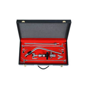 Système de rétracteurs cérébraux Leyla : Bras flexibles, pinces de fixation, acier inoxydable allemand, réutilisable, pour rétraction crânienne neurochirurgicale - Product Image 1