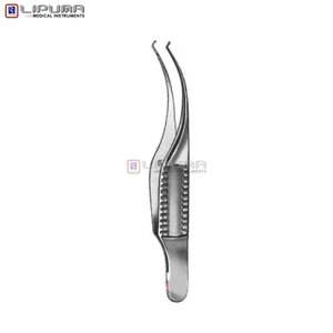 Pinces chirurgicales ophtalmiques BARRAQ Iris Forceps Z 0,4 mm 7 cm (2 3/4 po) pour procédures ophtalmiques (type Barraquer Katzin) - Product Image 3
