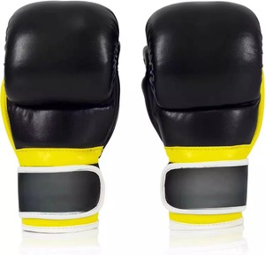 Factory Price Custom Boxing Bag Gloves cow hide Leather <b>Foam</b> <b>Padded</b> Knuckle Guard OEM Logo Wholesale Manufacturer - Product Image 3