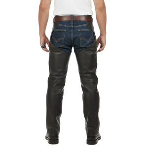Premium Horse Riding <b>Half</b> Leather <b>Chaps</b> for Men and Customizable Lightweight Design with Breathable Design - Product Image 2