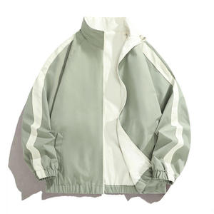 Spring Autumn New Reversible Bomber <b>Jacket</b> Unisex Stand Collar Streetwear Heart <b>Pattern</b> Versatile <b>Jacket</b> - Product Image 5