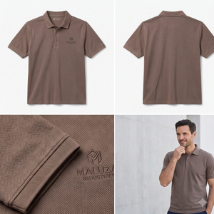 Polo de Felpa Francesa para Hombre, Sensación Suave Premium, Polo Personalizado con Tinte, Camisetas Polo Lisas de Alta Calidad, Proveedor de Ropa al por Mayor - Product Image 5