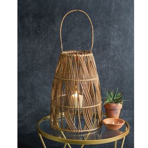 Vietrustic <b>Top</b> Sale Exterior Lantern Candle Holder Bamboo Rattan Lantern Outdoor Hanging Lanterns - Product Image 6